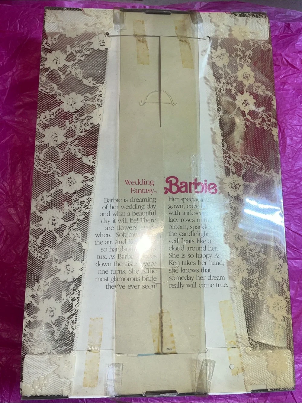 1989 Wedding Fantasy Barbie doll (Model No. 2125) Mattel NRFB